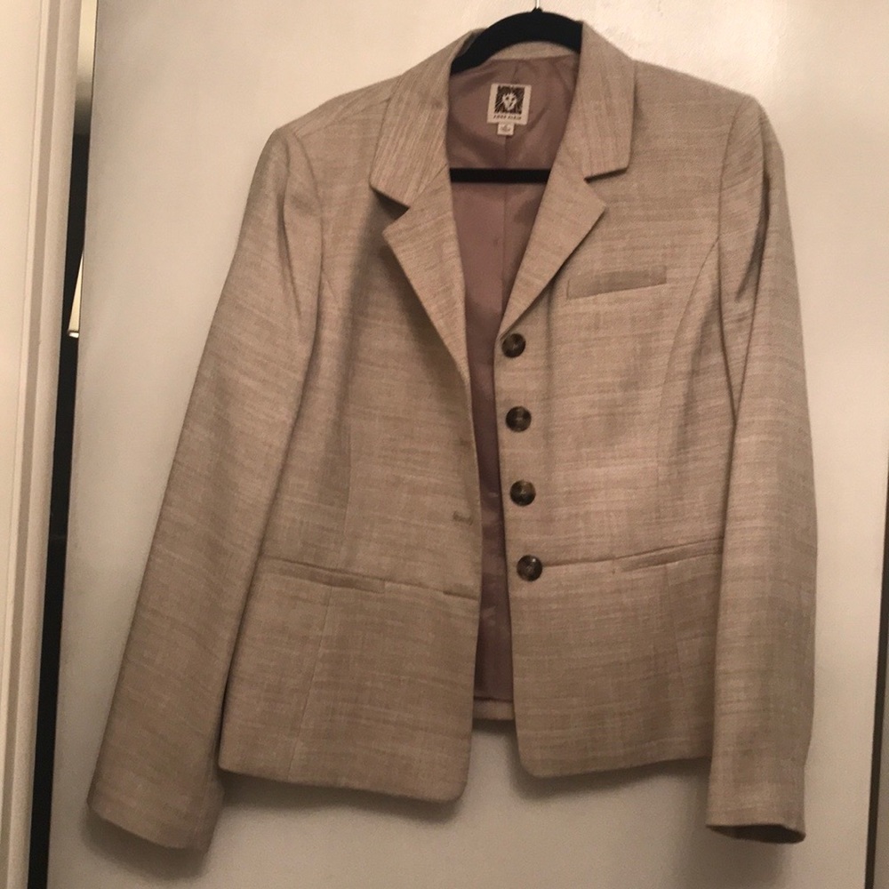 Tan Anne Klein Jacket